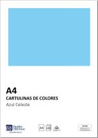 distrimar dct06 - paquete de 100 cartulinas a4 180 grm2 color azul celeste