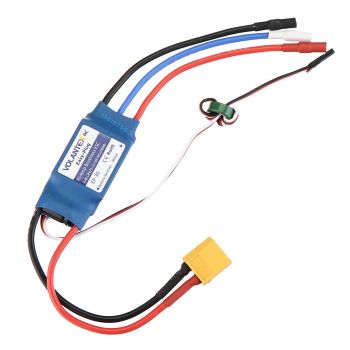 VolantexRC 30A 2-3S ESC sin escobillas con enchufe XT60 Pieza de repuesto para el avión RC Phoenix V2 759-2 742-3 742-6