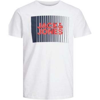 Jack & Jones Camiseta 12257365 JJECORP LOGO TEE PLAY SS O-NECK NOOS MNI WHITE para niño