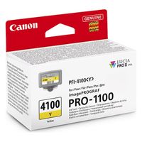 canon pfi-4100y cartucho de tinta amarillo original