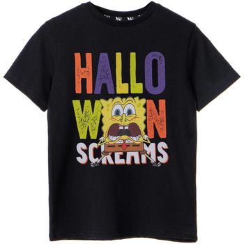 Spongebob Squarepants Camiseta Halloween Screams para niño