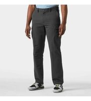 helly hansen para hombre 34535 pantalon qd cargo gris 31 casual deportivo multideporte poliamida
