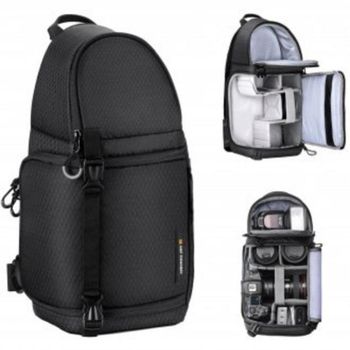 Mochila fotográfica K&F Concept Beta Messenger 10 l Negro