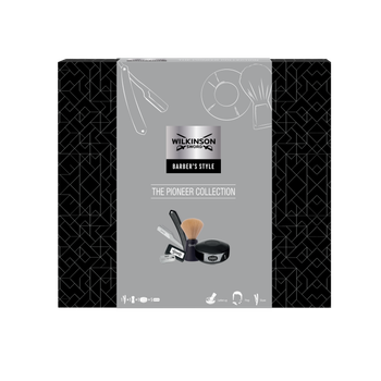 Kit De Afeitado Clásico Manual - Set Regalo Para Hombres. Incluye: Navaja De Afeitar Clásica + 5 Cuchillas De Doble Hoja + Brocha De Afeitar + Jabón De Afeitado