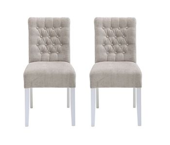 Pack de 2 sillas de comedor alissa color beige