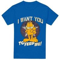garfield camiseta i want you para hombre