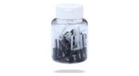 casquillos con punta bbb aluminio  50 uds  negro