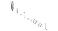 kit de bloqueo thule para portabicicletas thule velospace xt 3