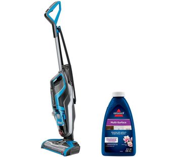 BISSELL CrossWave Upright Wet & Dry Vacuum Cleaner - Titanium & Blue, Titanium