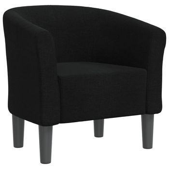 Sillón De Salón | Silla | Sillón De Tela Negra