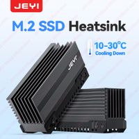 jeyi-disipador termico a prueba de polvo para buque de guerra enfriador termico de aluminio m2 2280 nvme ngff con oblea de silicona de conductividad termica