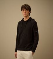 cp company para hombre 20cmkn181a110373a sudadera logotipo negro m casual algodon