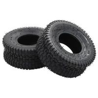 set ruedas y camaras de aire de carretilla caucho 15x600-6 4pr vidaxl