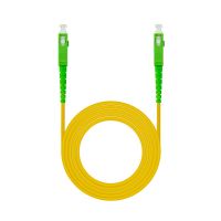 nanocable cable de fibra optica scapc a scapc monomodo simplex lszh 10m amarillo