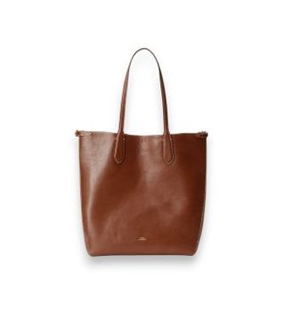 Polo Ralph Lauren para mujer. 428962757001 Bolso de piel Bellport marrón (OSFA), Casual