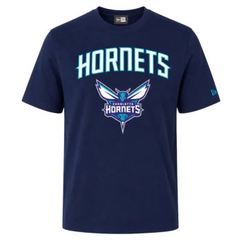 Camiseta Charlotte Hornets Team Logo New Era azul