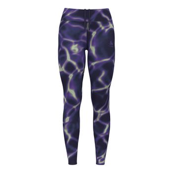 Odlo Zeroweight Print Mallas Para Correr Mujeres-Lila