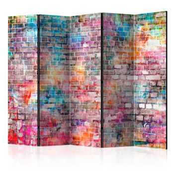 Biombo - Colourful Brick Ii (225x172 Cm)