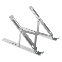 soporte para portatil targus ergo stand ajustable plata