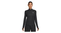 sudadera con media cremallera nike acg negra para mujer