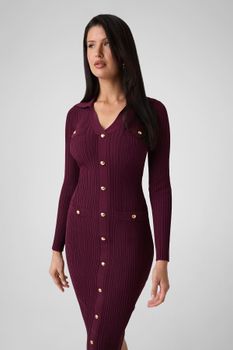 Vestido Midi De Punto Marciano