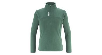 Forro polar para hombre millet ubic lightgrid 1 2 zip verde