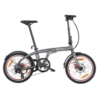 dyu sp1 e-bike bicicleta electrica plegable de 20 pulgadas con bateria powerbank