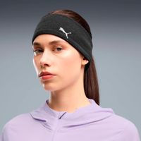 puma race day merino  cinta para la cabeza unisex - negro