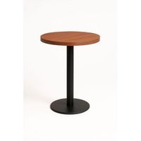 mesa kuat redonda 60 cm de madera 726060 cm - negro