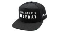 gorra cois  gracias a dios que es rideday  negra
