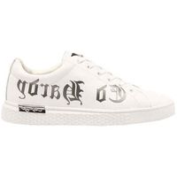 ed hardy zapatillas script low top white-gun metal para mujer