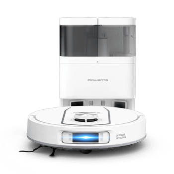 Rowenta X-Plorer Serie 580 Max de Rowenta, Robot aspirador, lavado y secado automáticos de mopas, estación de vaciado automático de la suciedad, navegación inteligente