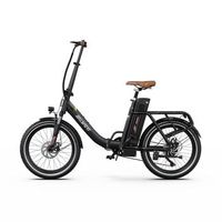 bicicleta electrica con asistencia al pedaleo onesport ot16 pro de 20 pulgadas bateria de 48 v y 17 ah plegable negro