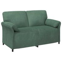 sofa de 2 plazas verde mar 158 x 83 x 95 cm terciopelo vidaxl