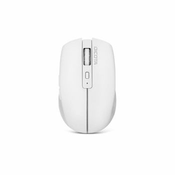 Ratón DICOTA D32044 Ambidextro RF Wireless Bluetooth 1600 DPI Blanco Recargable