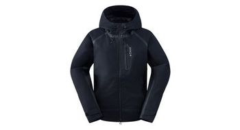 Chaqueta impermeable ayaq lonak negra tormenta para mujer