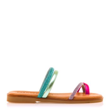 Mustang Sandalia plana multicolor Alysa 54563-C58374