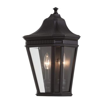 Aplique de pared de exterior cotswold lane (2 luces)