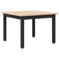 mesa de centro 50x50x36 cm madera - marron