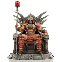figura coleccionable iron studios mortal kombat shao kahn deluxe art scale 110