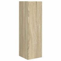 mueble de tv montado en la pared 30 x 31 x 100 cm sonoma vidaxl