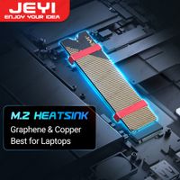 disipador de calor jeyi m2 de cobre ssd con capa de grafeno radiador de unidad de estado solido m2 nvme ngff 2280 para ordenador portatil ps5