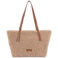 lancaster bolsa tote de hombro con cremallera moumoute conac para mujer