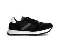 zapatillas deportivas para hombre en ante y tejido multi black