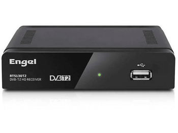 Sintonizador TDT - Engel RT5130T2, USB, HDMI, Euroconector, DVB-T2 (TDT2), Timeshift, Negro