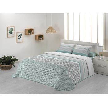 Colcha Bouti Modelo Haiti Jvr 270x270 Para Cama 180 Cm.