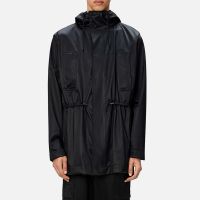 rains bold w3 long matte-shell jacket - l