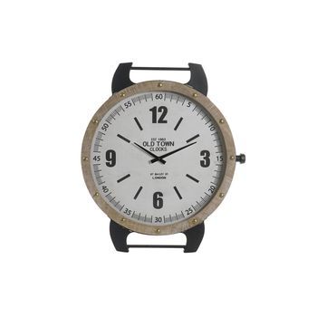 Reloj Pared Hierro Mdf 52x5x60 Blanco