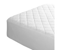 protector para colchon 150x190cm200 cm impermeable y transpirable tacto suave tejido algodon natural antiacaros y antibacterias blanco