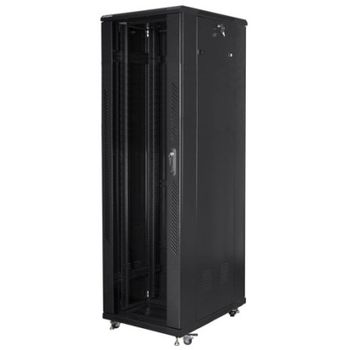 Rack de suelo Lanberg FF01-6042-12B 42U 800kg 600x1000mm Negro Ventilación IP20